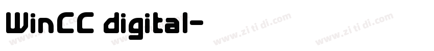 WinCC digital字体转换